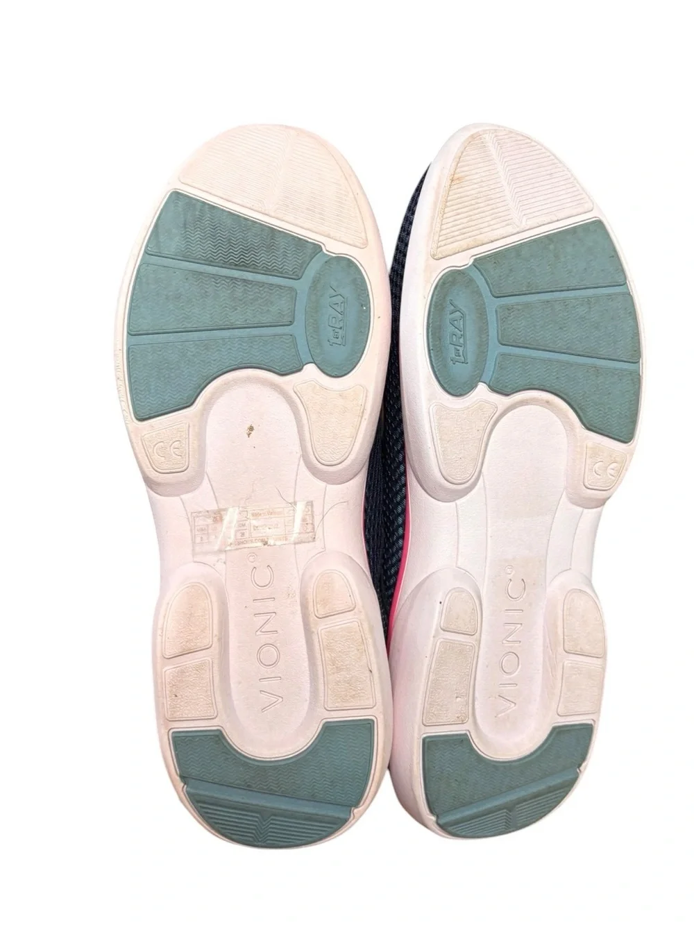 Vionic Vortex Zeta Slip-On Sneakers – Navy Blue & Pink | Women’s Size 9